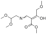 Methyl 2-(((2,2-dimethoxyethyl)amino)methylene)-4-methoxy-3-oxobutanoate molecular structure (CAS 1335210-26-8)