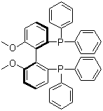 (R)-(+)-(6,6'-二甲氧基联苯-2,2'-基)双(二苯基膦)分子结构 (CAS 133545-16-1)