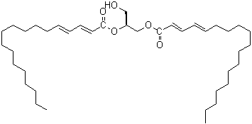 (2E,2'E,4E,4'E)-2,4-Octadecadienoic acid 1,1'-[(1S)-1-(hydroxymethyl)-1,2-ethanediyl] ester molecular structure (CAS 1337539-92-0)