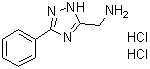 3-Phenyl-1H-1,2,4-triazole-5-methanamine hydrochloride (1:2) molecular structure (CAS 1337882-06-0)