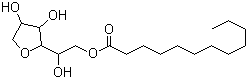 structure of CAS# 1338-39-2, Span 20;Sorbitan laurate; Sorbitan monododecanoate