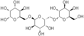 Manninotriose molecular structure (CAS 13382-86-0)