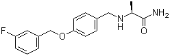 Safinamide molecular structure (CAS 133865-89-1)