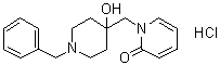 1-[[4-Hydroxy-1-(phenylmethyl)-4-piperidinyl]methyl]-2(1H)-pyridinone hydrochloride (1:1) molecular structure (CAS 1339058-04-6)