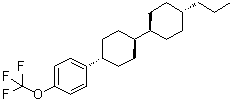 4-[trans-4-(trans-4-Propylcyclohexyl)cyclohexyl]-1-trifluoromethoxybenzene molecular structure (CAS 133937-72-1)