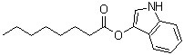 structure of CAS# 133950-66-0, Octanoic acid 1H-indol-3-yl ester