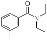 structure of CAS# 134-62-3, N,N-Diethyl-3-methylbenzamide;N,N-Diethyl-m-toluamide; m-Toluic acid diethylamide