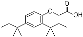 2,4-Di(tert-amyl)phenoxyacetic acid molecular structure (CAS 13402-96-5)