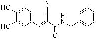 N-苄基-2-(3,4-二羟基亚苄基)-2-氰基乙酰胺分子结构 (CAS 134036-52-5)