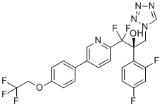 Oteseconazole molecular structure (CAS 1340593-59-0)