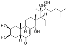 Ponasterone A molecular structure (CAS 13408-56-5)
