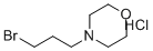 4-(3-Bromopropyl)morpholine hydrochloride molecular structure (CAS 134187-43-2)