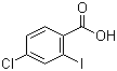 structure of CAS# 13421-13-1, 4-Chloro-2-iodobenzoic acid
