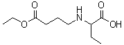 2-[(4-Ethoxy-4-oxobutyl)amino]butanoic acid molecular structure (CAS 1342229-32-6)