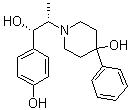 structure of CAS# 134234-12-1, Traxoprodil;(+)-CP 101606; CP 101606; CP 98113; [S-(R*,R*)]-4-Hydroxy-alpha-(4-hydroxyphenyl)-beta-methyl-4-phenyl-1-piperidineethanol