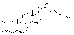 Drostanolone Enanthate molecular structure (CAS 13425-31-5)