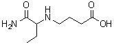 4-[[1-(Aminocarbonyl)propyl]amino]butanoic acid molecular structure (CAS 1342566-28-2)