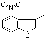 3-Methyl-4-nitro-1H-indole molecular structure (CAS 134271-94-6)