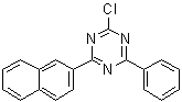 2-氯-4-(2-萘基)-6-苯基-1,3,5-三嗪分子结构 (CAS 1342819-12-8)