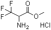 3,3,3-三氟丙氨酸甲酯盐酸盐分子结构 (CAS 134297-36-2)