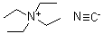 四乙基氰化铵分子结构 (CAS 13435-20-6)