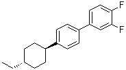 4'-(trans-4-Ethylcyclohexyl)-3,4-difluoro-1,1'-biphenyl molecular structure (CAS 134412-18-3)