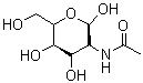N-Acetyl-L-glucosamine molecular structure (CAS 134451-94-8)