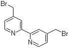 4,4'-Bis(bromomethyl)-2,2'-bipyridine molecular structure (CAS 134457-14-0)