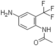 4-Amino-2-(trifluoromethyl)acetanilide molecular structure (CAS 134514-34-4)