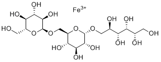 Ferric derisomaltose molecular structure (CAS 1345510-43-1)
