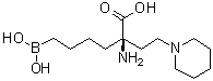 (alphaR)-alpha-Amino-alpha-(4-boronobutyl)-1-piperidinebutanoic acid molecular structure (CAS 1345808-25-4)