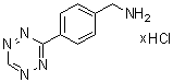 4-(1,2,4,5-Tetrazin-3-yl)benzenemethanamine hydrochloride (1:?) molecular structure (CAS 1345866-68-3)