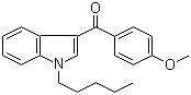(4-Methoxyphenyl)(1-pentyl-1H-indol-3-yl)methanone molecular structure (CAS 1345966-78-0)