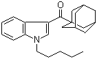1-Pentyl-3-(adamant-1-oyl)indole molecular structure (CAS 1345973-49-0)