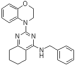 2-(2,3-Dihydro-4H-1,4-benzoxazin-4-yl)-5,6,7,8-tetrahydro-N-(phenylmethyl)-4-quinazolinamine molecular structure (CAS 1346528-06-0)