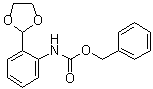 N-[2-(1,3-Dioxolan-2-yl)phenyl]carbamic acid phenylmethyl ester molecular structure (CAS 1346597-58-7)