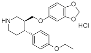 rac-trans-4-Defluoro-4-ethoxy Paroxetine Hydrochloride molecular structure (CAS 1346597-97-4)