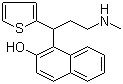 1-[3-(Methylamino)-1-(2-thienyl)propyl]-2-naphthalenol molecular structure (CAS 1346599-09-4)