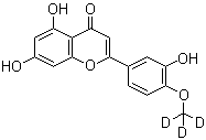 Hesperitin-d<sub>3</sub> molecular structure (CAS 1346605-26-2)