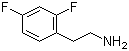 2-(2,4-二氟苯基)乙胺分子结构 (CAS 134672-72-3)