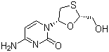 Lamivudine molecular structure (CAS 134678-17-4)