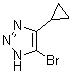 5-Bromo-4-cyclopropyl-1H-1,2,3-triazole molecular structure (CAS 1346948-93-3)