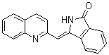 3-(2-喹啉亚甲基)苯并[c]吡咯酮分子结构 (CAS 13481-47-5)