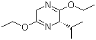 (S)-2,5-Dihydro-3,6-diethoxy-2-isopropylpyrazine molecular structure (CAS 134870-62-5)