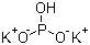 Phosphonic acid potassium salt molecular structure (CAS 13492-26-7)
