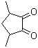structure of CAS# 13494-07-0, 3,5-Dimethyl-1,2-cyclopentanedione;3,5-Dimethylcyclopentane-1,2-dione