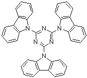 2,4,6-Tris(carbazolyl)-1,3,5-triazine molecular structure (CAS 134984-37-5)