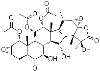 Taccalonolide AJ molecular structure (CAS 1349904-82-0)