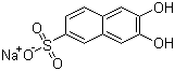 2,3-二羟基萘-6-磺酸钠分子结构 (CAS 135-53-5)
