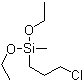 (3-氯丙基)二乙氧基甲基硅烷分子结构 (CAS 13501-76-3)
